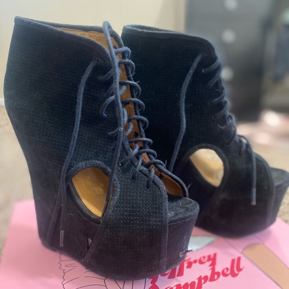 Jeffery campbell black suede style roks-hi - Picture 6 of 6